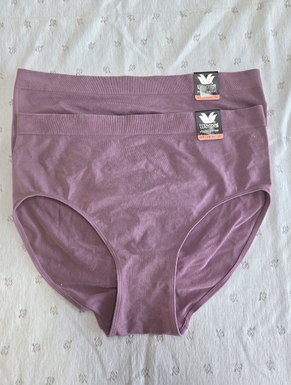 NWT Wacoal Plum/Mauve High-Waist b-smooth Panties – Set of 2