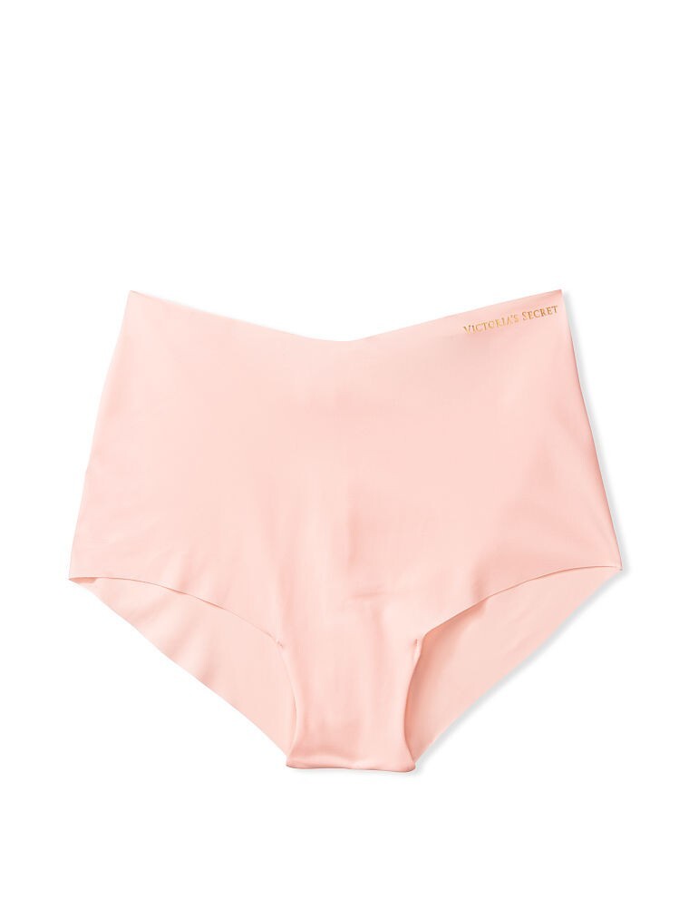 XL Pure Shell Pink NO SHOW Edges Victorias Secret High Waist Midi Brief Pantie