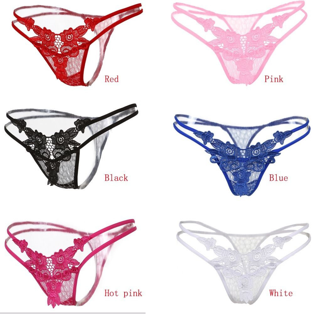 ☆US FAST☆Sexy Women Lace Thong G-string Panties Lingerie Underwear Hollow T-back