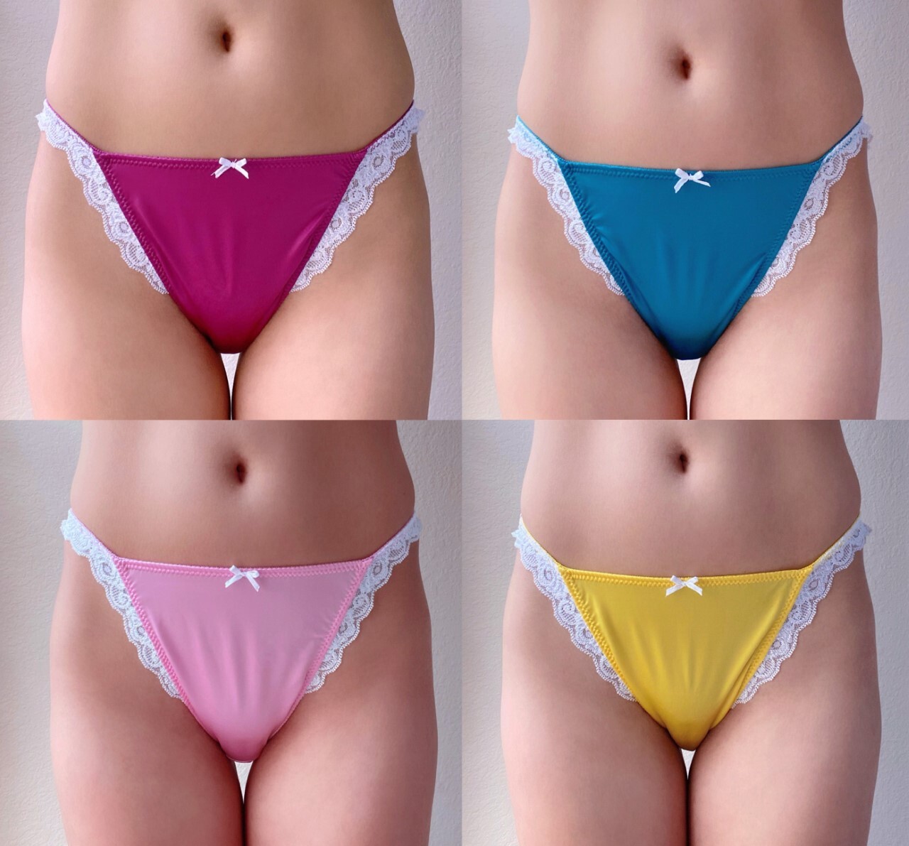 4 Katie and Laura’s PIXIE LILY Satin Panty Set