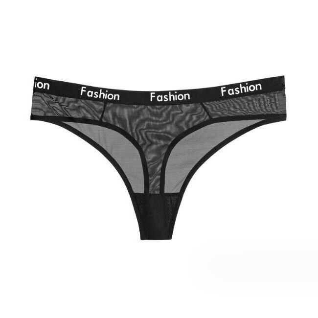 3 5 7 Pcs Lot Sexy Womens Panties Thong G string High Cut See Through Underwear