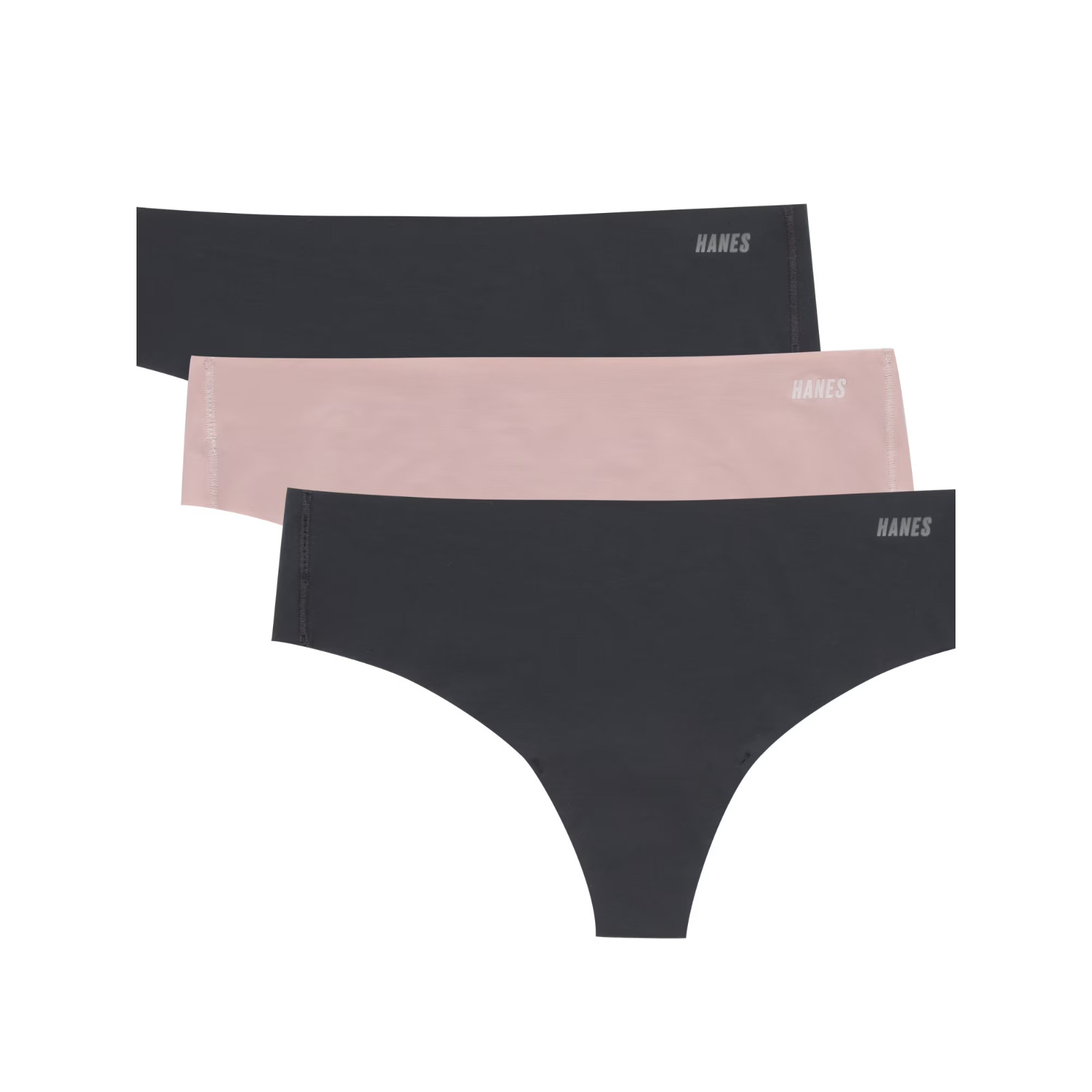 Hanes Moves Womens No Show Thong Underwear 1 Pack Size 9/2XL
