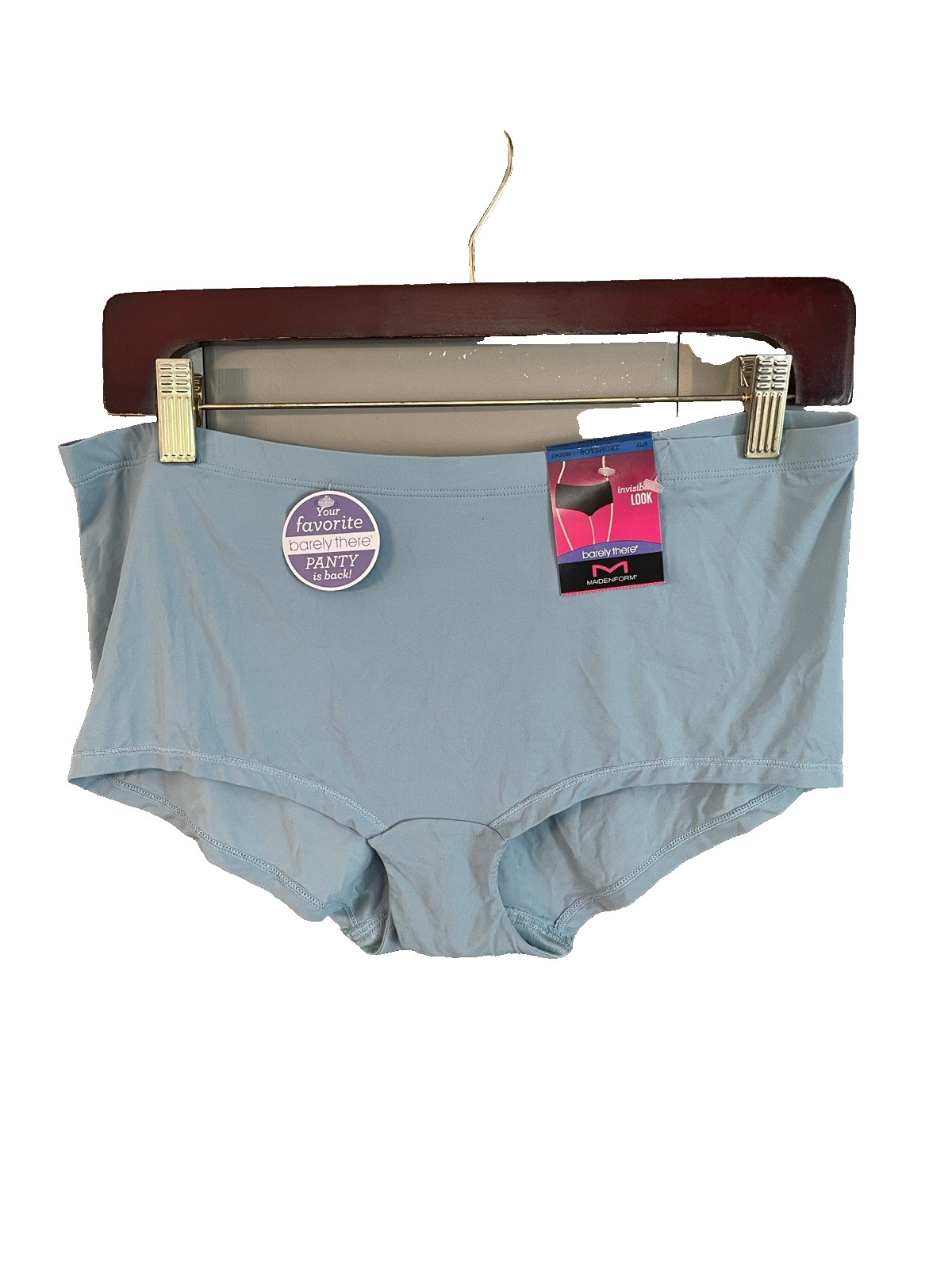 NWT Maidenform Boy Short Panty Green XL Sissy Full Coverage Sporty Comfortable