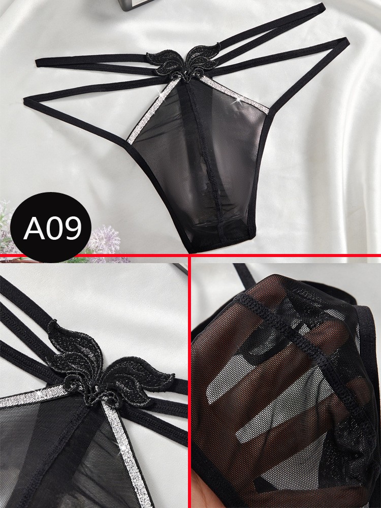 Multiple Styles Couple Sexy Underwear Set Unisex Adults Crotchless Erotic Thong