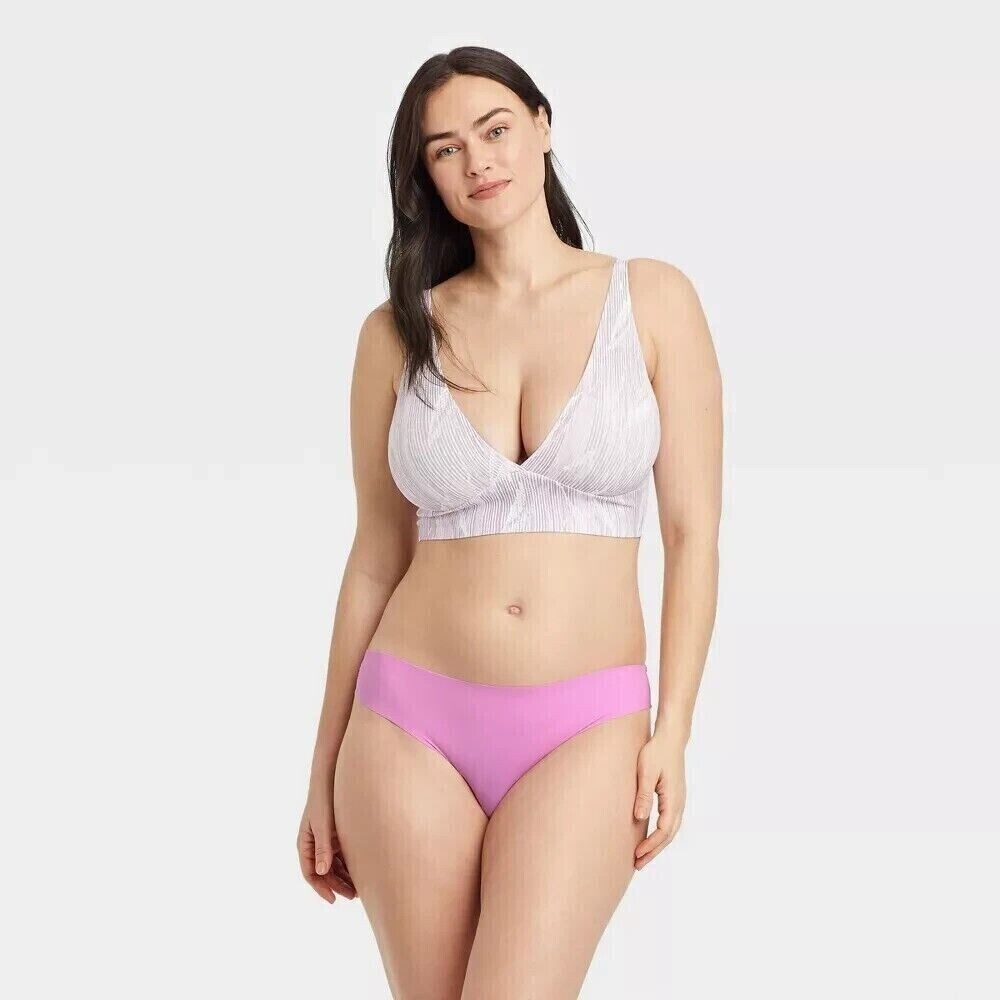 Auden Women’s Variety Thong 2 Pack Size Medium 8-10