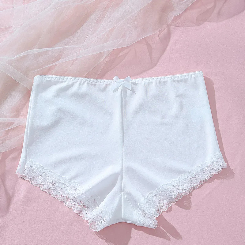 Lace Panties Mid Rise Bow Detail High Elastic Soft Panty Women’s Underwear