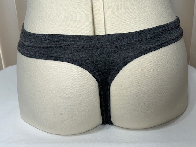 Womens Alfani Thong Underwear XL Ultra Soft Panty Gray 1 Pair 100050916
