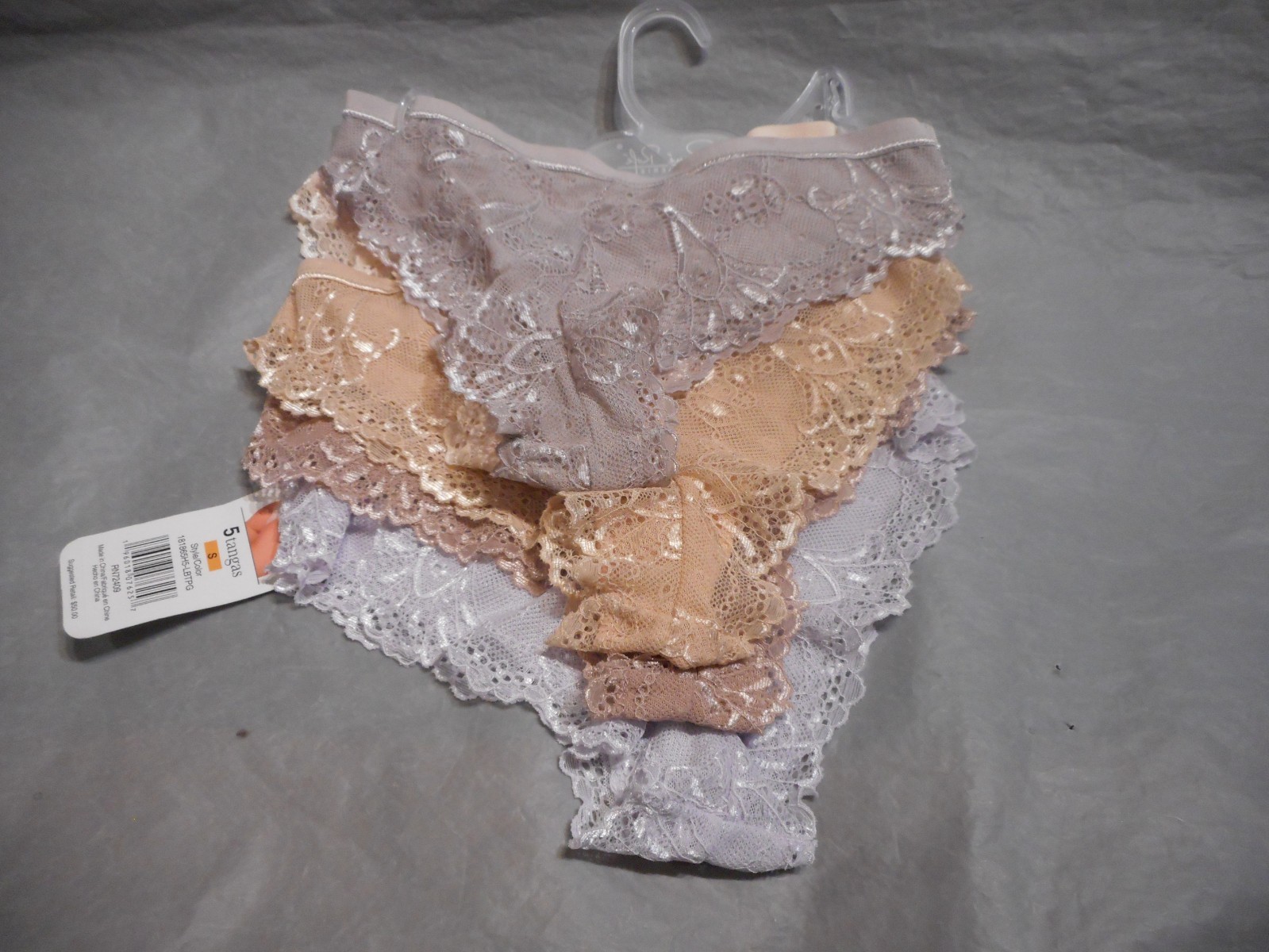 5 Pack Rene Rofe Lingerie Tangas Multicolor Size SMALL & lARGE