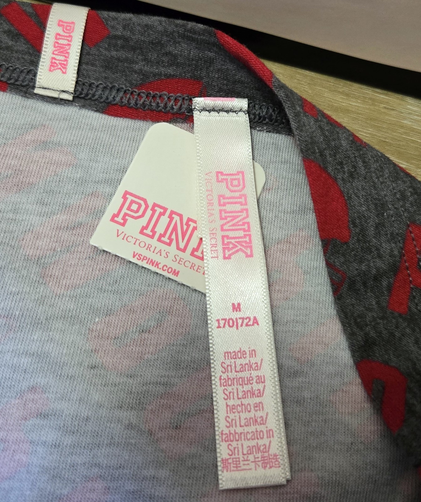 NWT Victoria’s Secret PINK Football Touchdown Cotton Low Boy Short Panties M