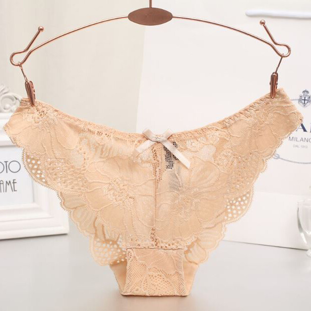 4 Pack Lot Sexy Womens See Through Lace Panties Briefs French Underwear Lingerie