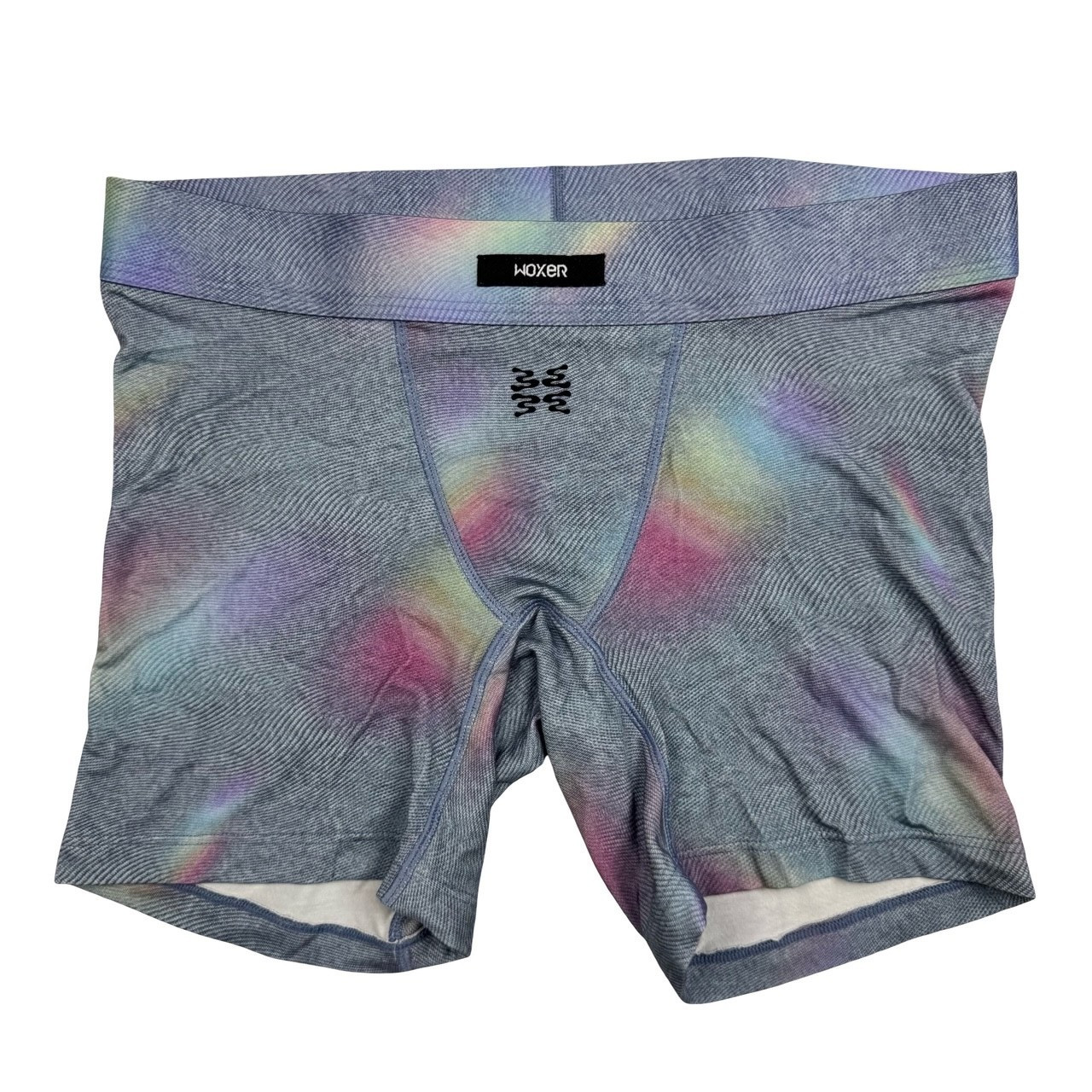 NEW Woxer Everyday Modal Baller Womens Boxer Brief Prism Gray • Size Medium