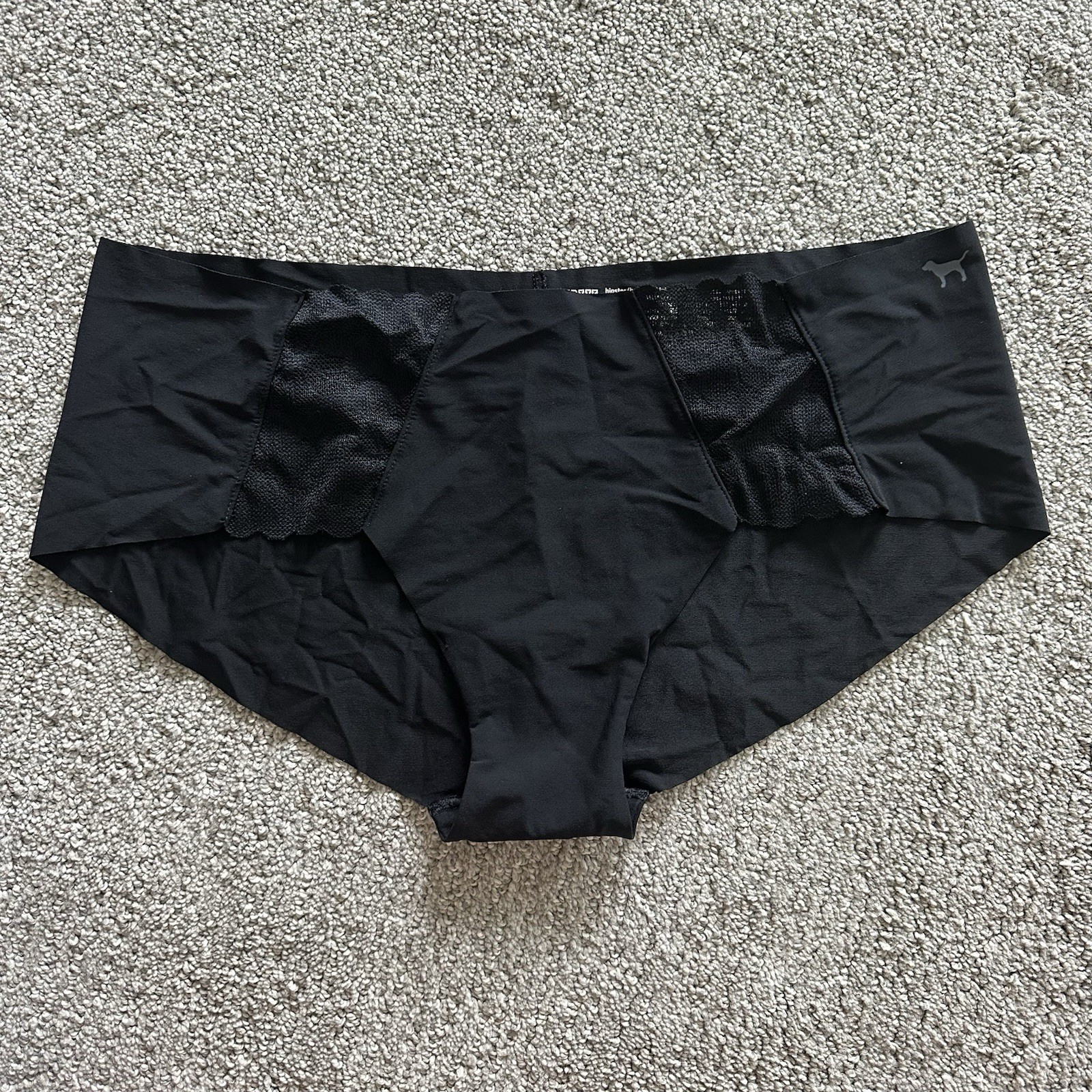 Victoria’s Secret PINK Black Hipster Panties Size XL from 04/2021