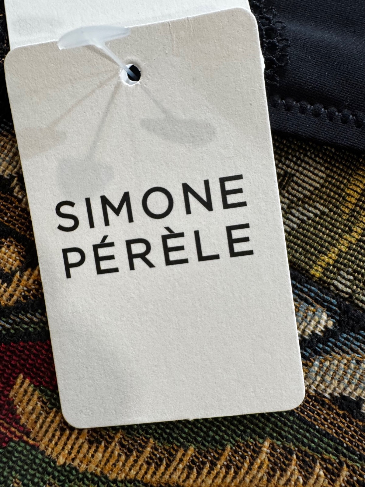 SIMONE PERELE 1A2770 ~ BLACK ~ SINGULIERE RETRO BRIEF PANTIES ~ SIZE 3 / MEDIUM