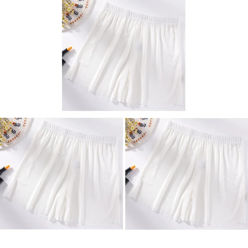 Safety Shorts Panties Women’s High Waist Seamless Breathable Comfort 3 Pcs