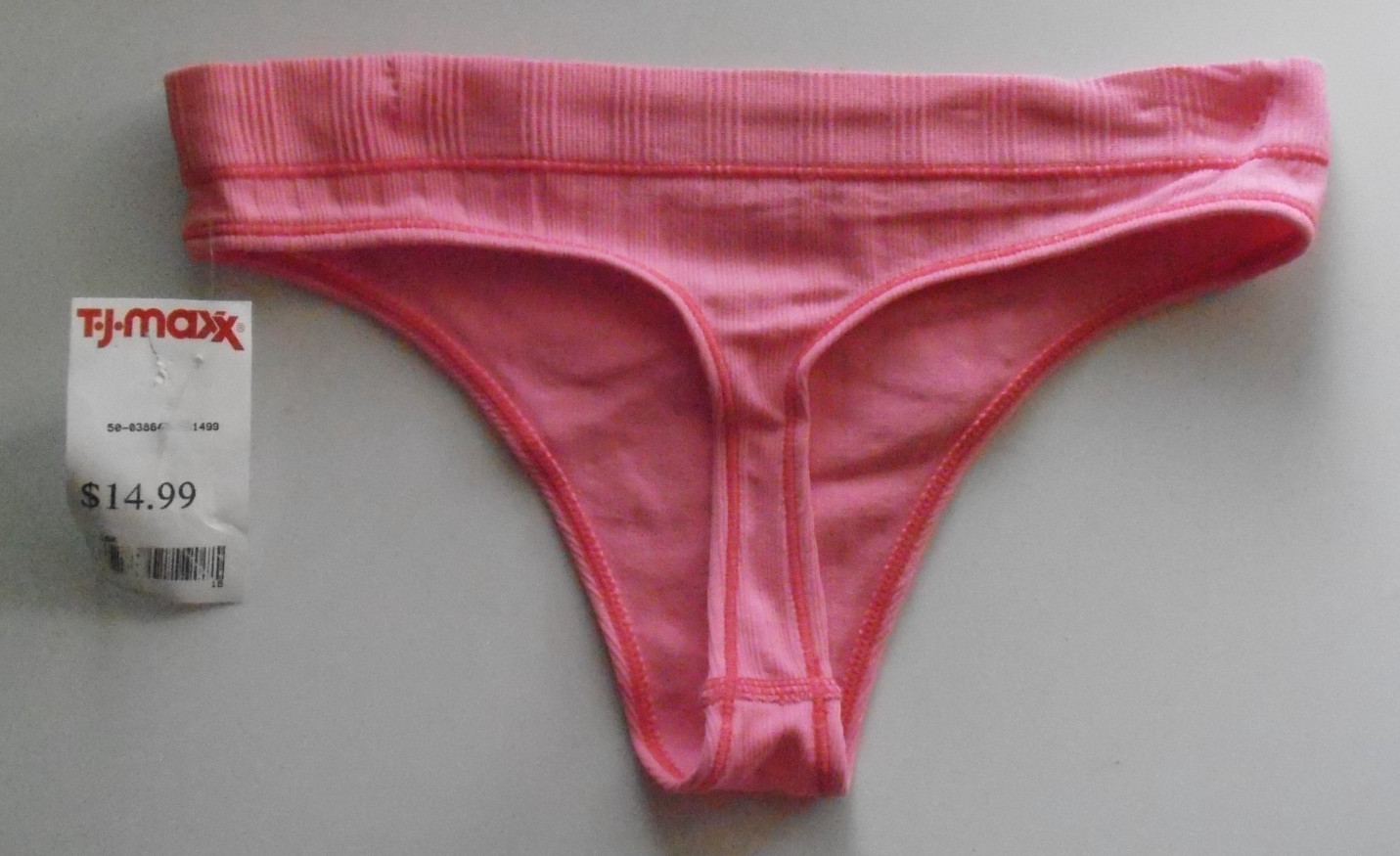 Steve Madden Women’s M Pink 92%Nylon/8%Spandex Thong NWT Made In China Washable