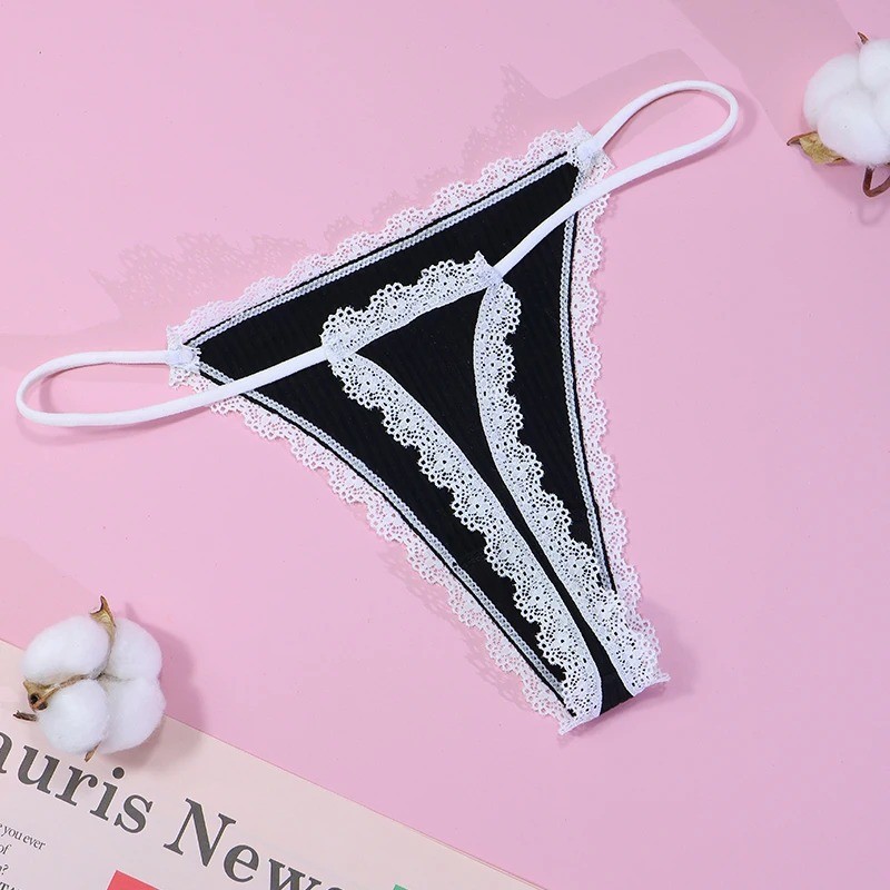 5 Pack Lot Sexy Womens Thongs Panties Underwear Lace Ladies Lingeries Bikinis