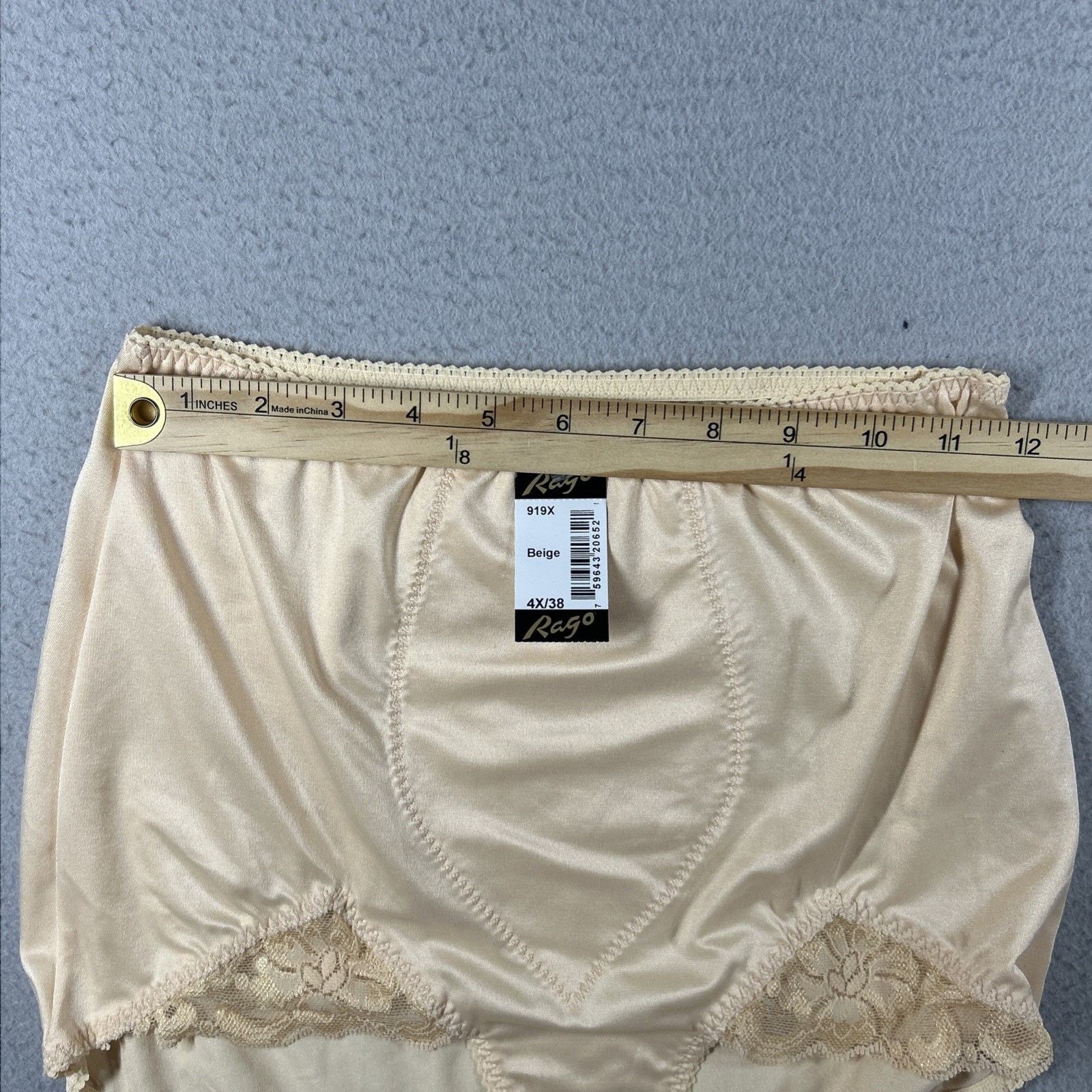 RAGO 919X Panty Brief Light Shaping Size 4X/38 NWT Beige