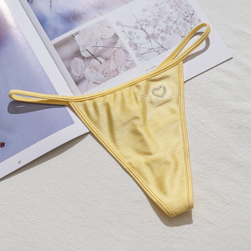 6 Packs Lot Womens Sexy String Bikini Panties Thong High Leg Underwear Lingeries