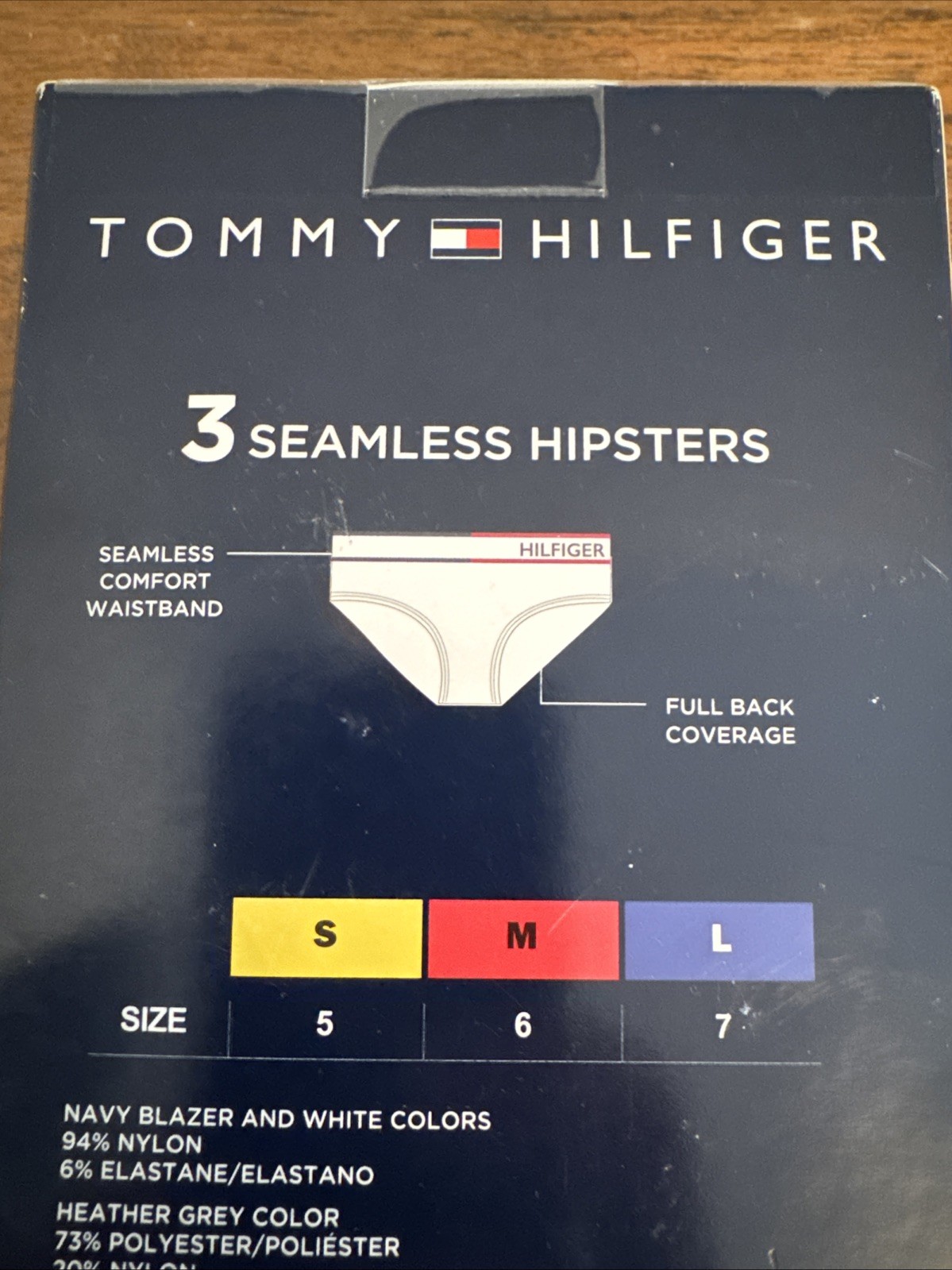 Tommy Hilfiger ~ 3 Pair Women’s Hipster Underwear Panties Size Small