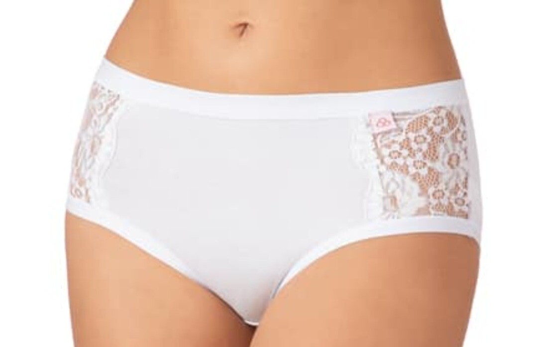 Women’s Midi Slip Cotton Stretch DS351 Internal Elastic Lace