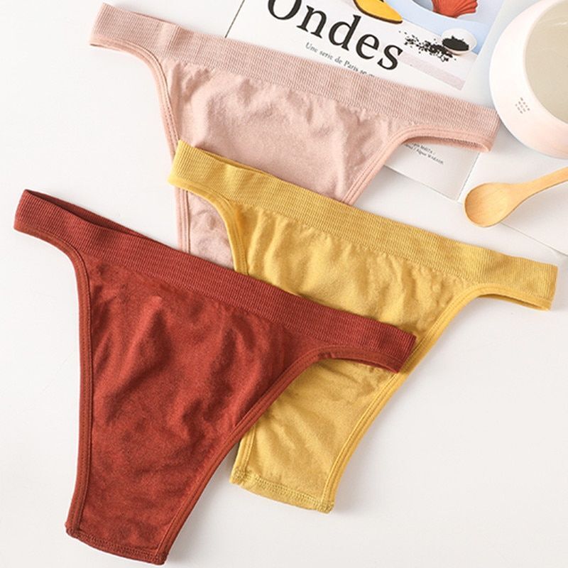 Women Sexy Seamless High Cut Underwear Panties For G-string Comfy Lingerie Thon