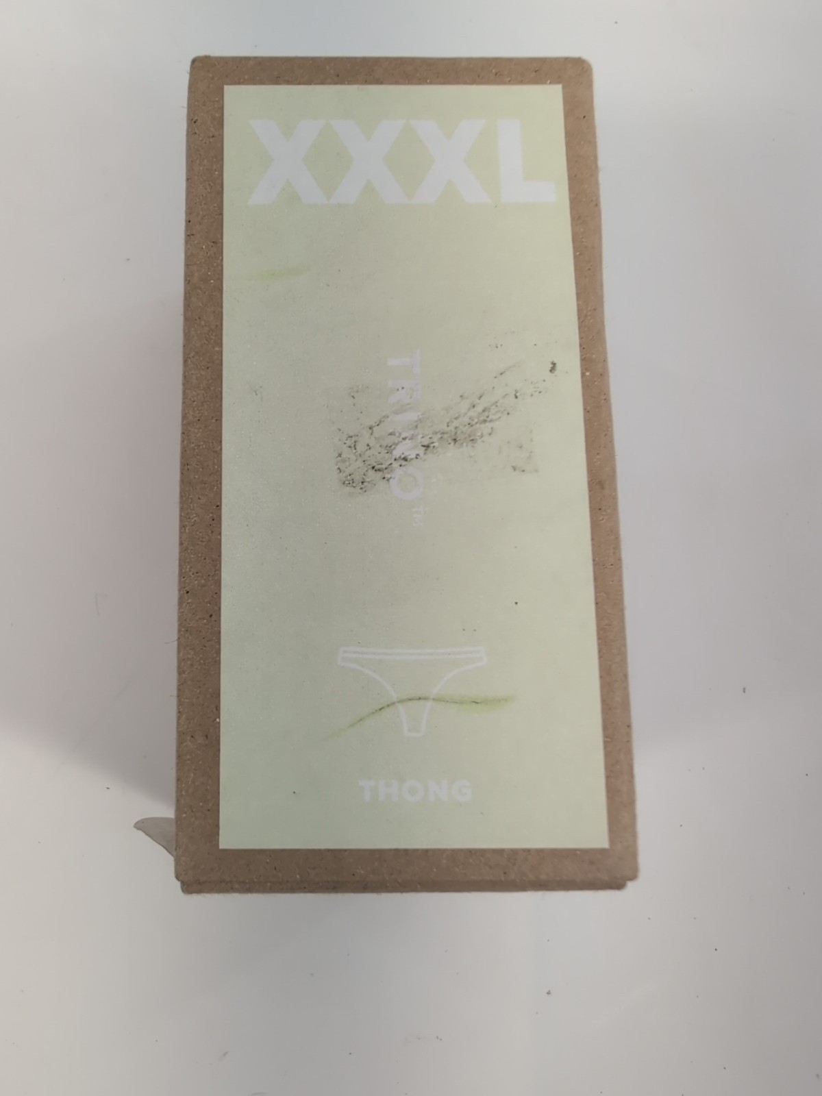 Allbirds Trino Thong Underwear Size XXXL – Peppercorn Merino Wool Blend NEW