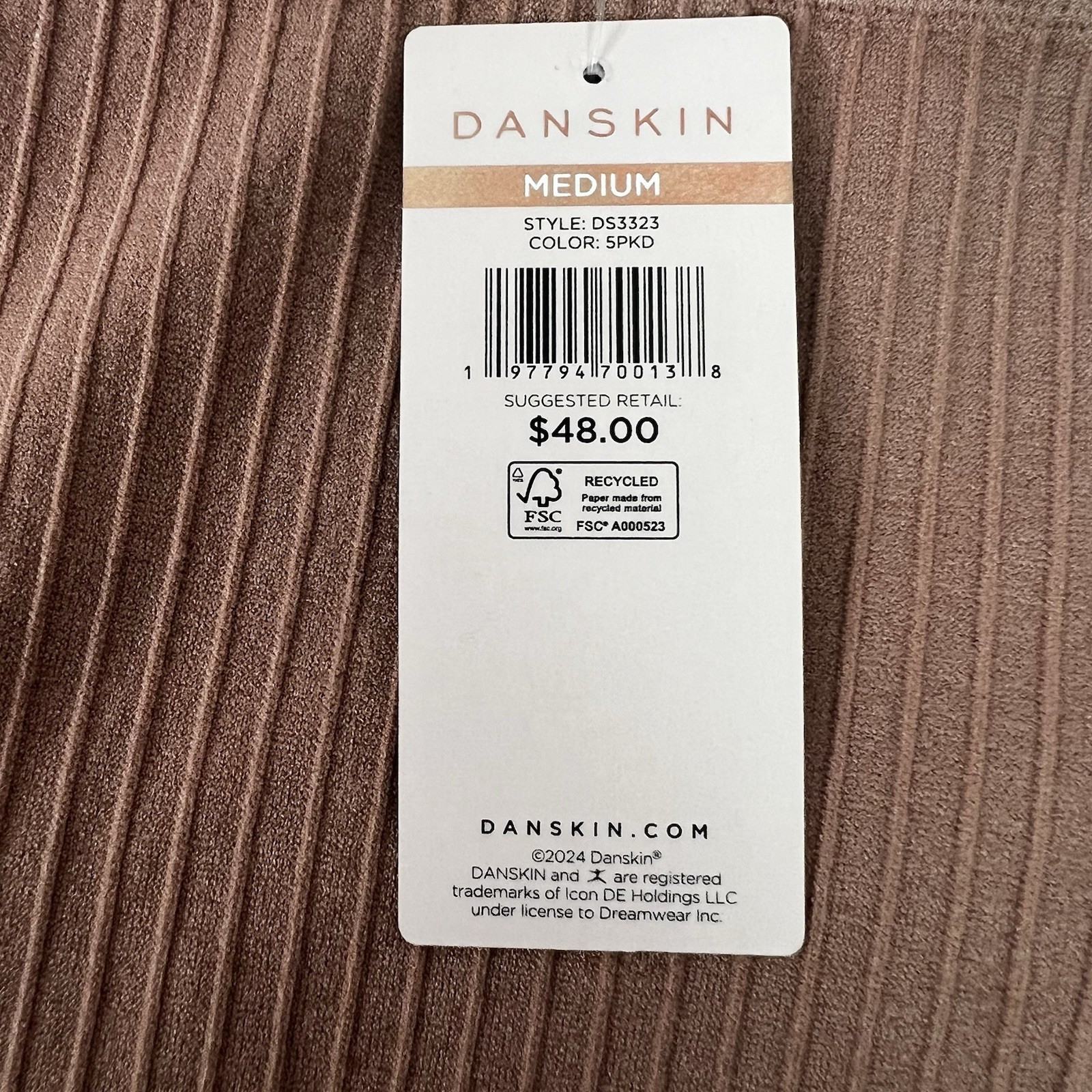 DANSKIN Women’s Panties Sz Medium Pkg/5 Seamless Panties Multi Colors Flaw/Snags