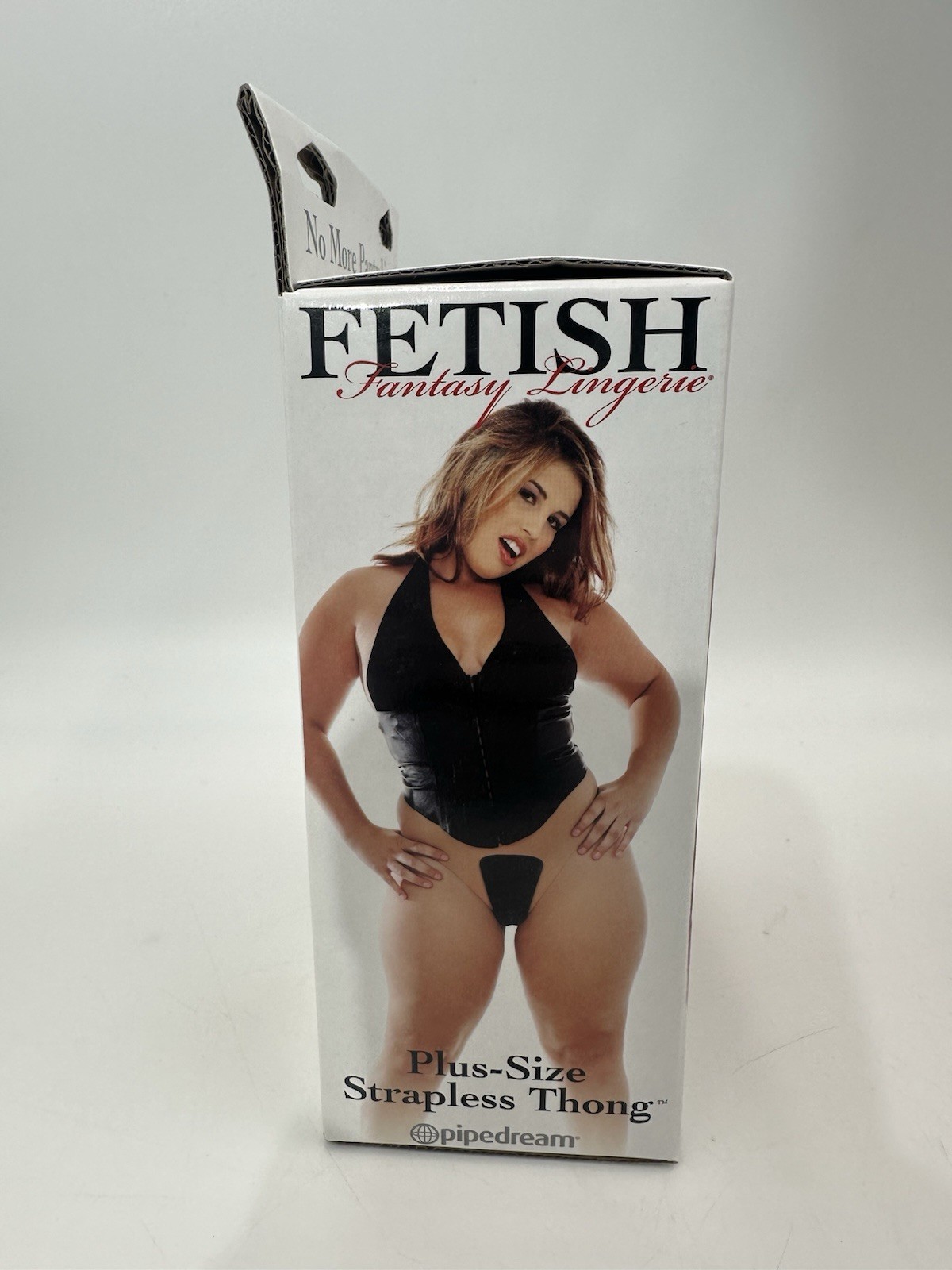 Plus Size Strapless Thong Underwear Fetish Brand Adult Lingerie Black New In Box