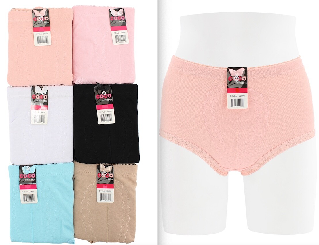Lot 2-6 Tummy Control Panties Cotton Blend Briefs Size S M L XL 2XL 3XL 4X 38608
