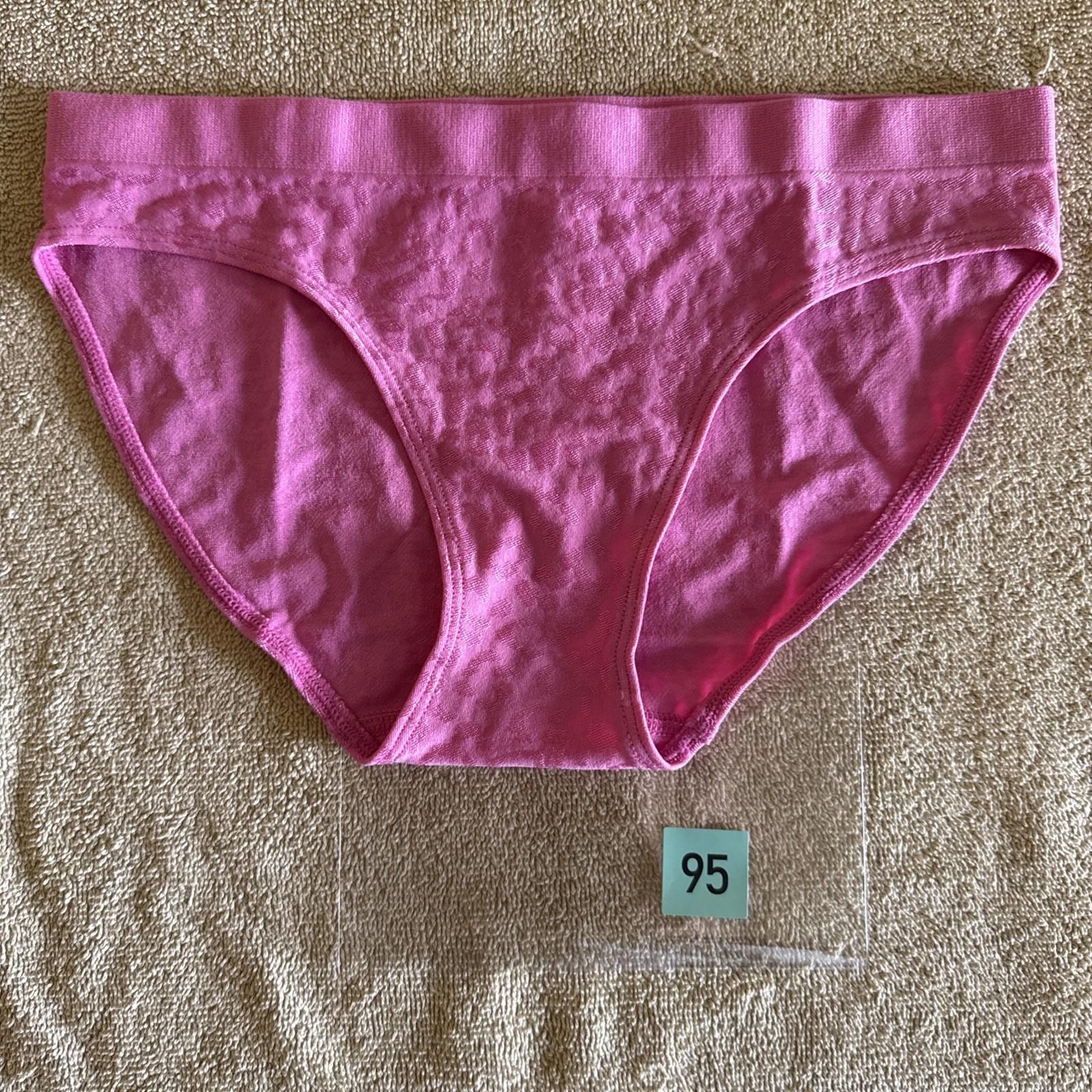Victoria’s Secret Small, Hot Pink Wildcat Pattern Stretch, Smooth Bikini Panties