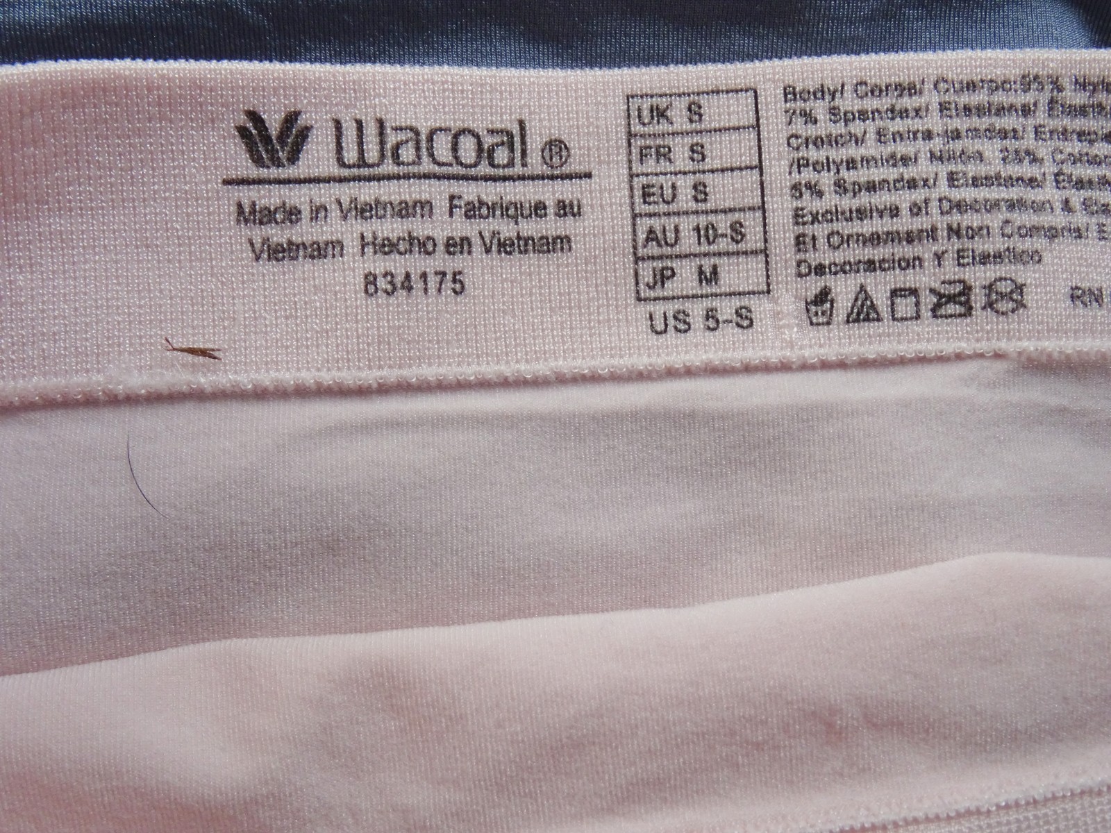 Wacoal 834175# B-Smooth Hi-Cut Brief 3-Pack Panties US Size S