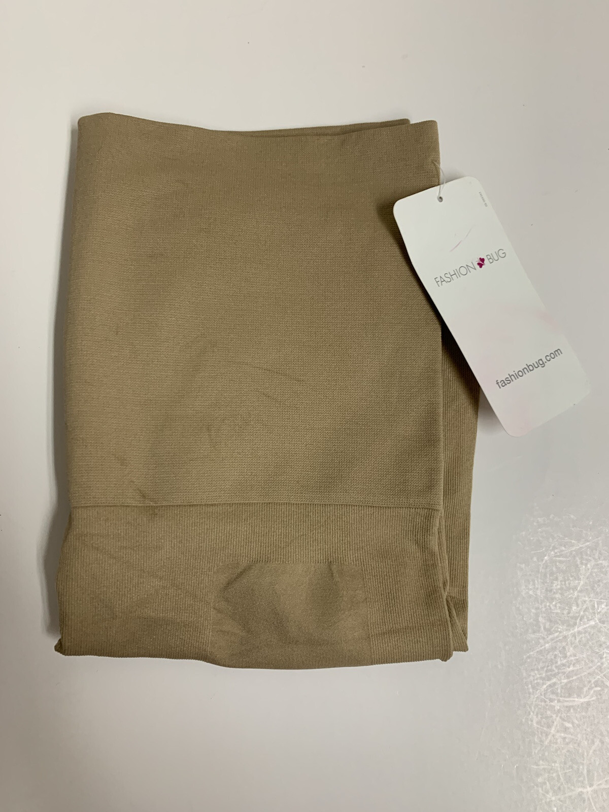 FASHION BUG Seamless Shaping Tummy Control Long-Leg Briefs Size L Color Nude