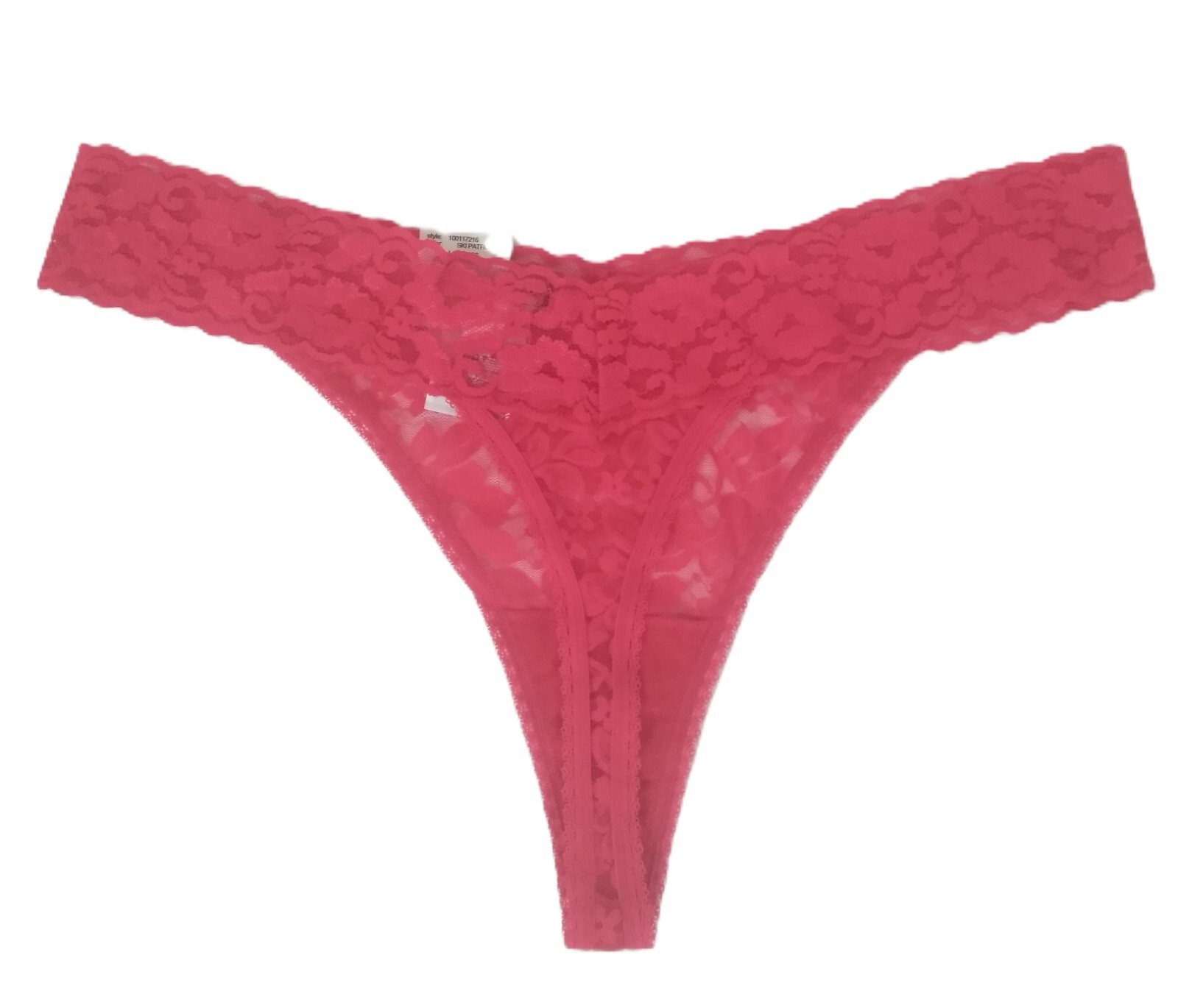 INC International Concepts Womens Lace Thong 2XL 4 Pairs Black Blue Gray Red
