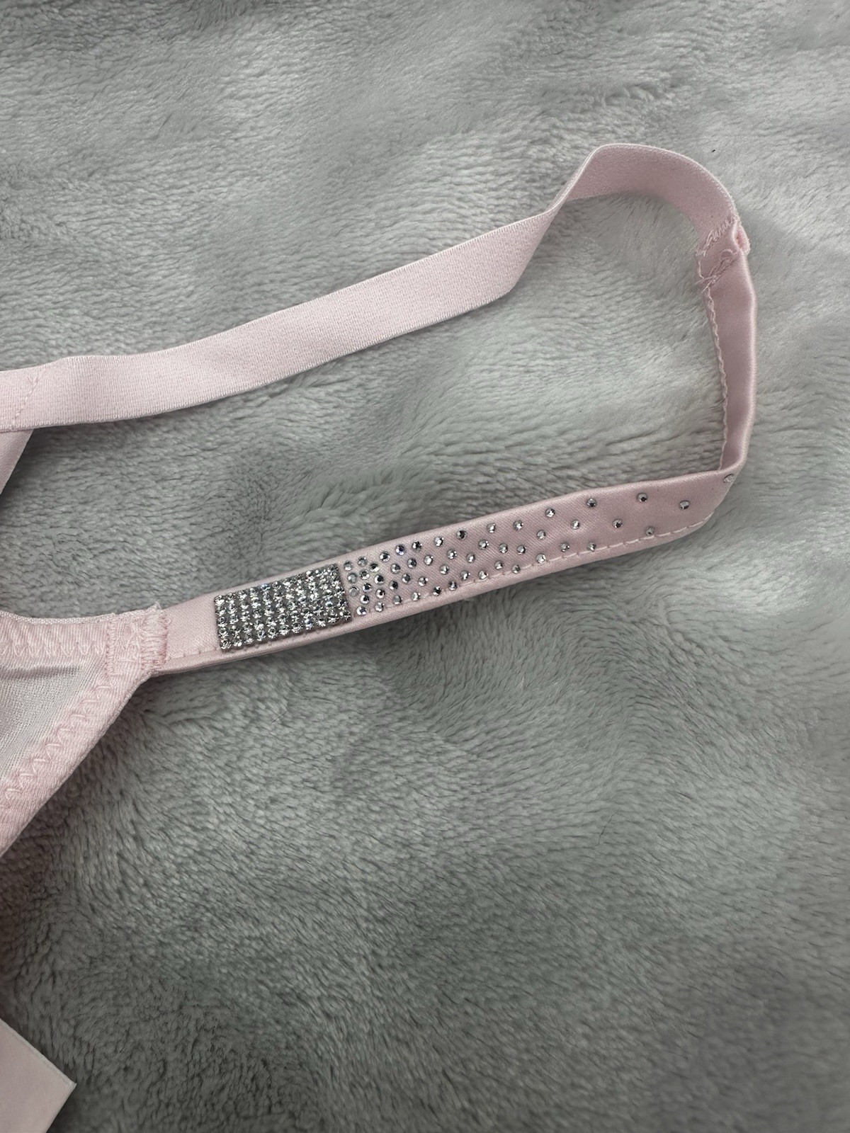 💕VICTORIA’S SECRET 💕 Scattered Shine Strap Shine V-String Angel Pink X-LARGE
