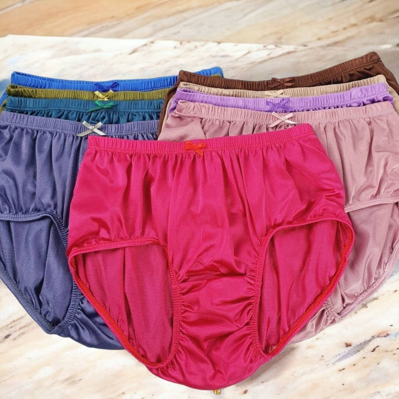 Nylon Panties Men Women Underwear Plus Size Comfort High Waist Knickers Pant Set