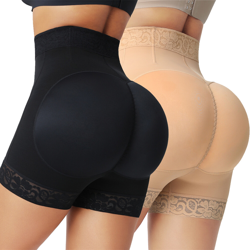 Fajas Colombianas Levanta Cola Women Butt-Lifter Shapewear Shorts Hip Enhancer