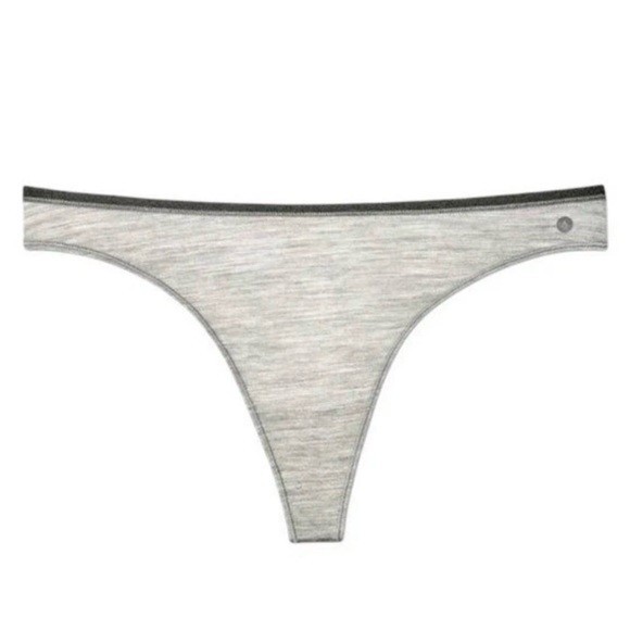 NEW Allbirds Trino Thong Boulder Grey Merino Wool Tencel Women’s Underwear XL