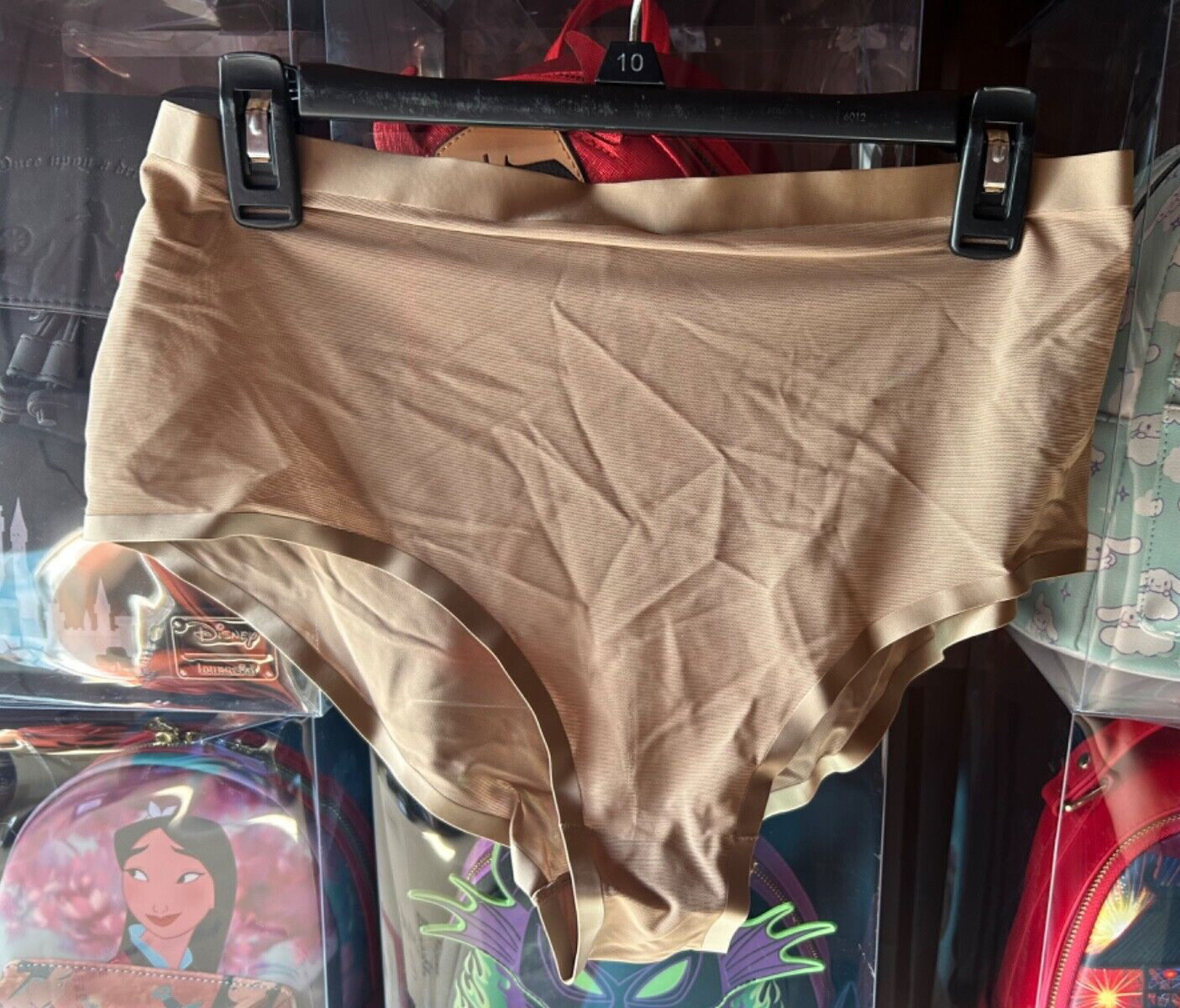 CUUP The Tap Mesh Taupe Underwear Women Size XL