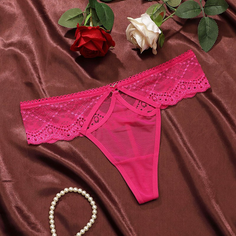 6 Pack Lot Sexy Womens Sheer Lace Panties Thongs G string Underwear Lingeries