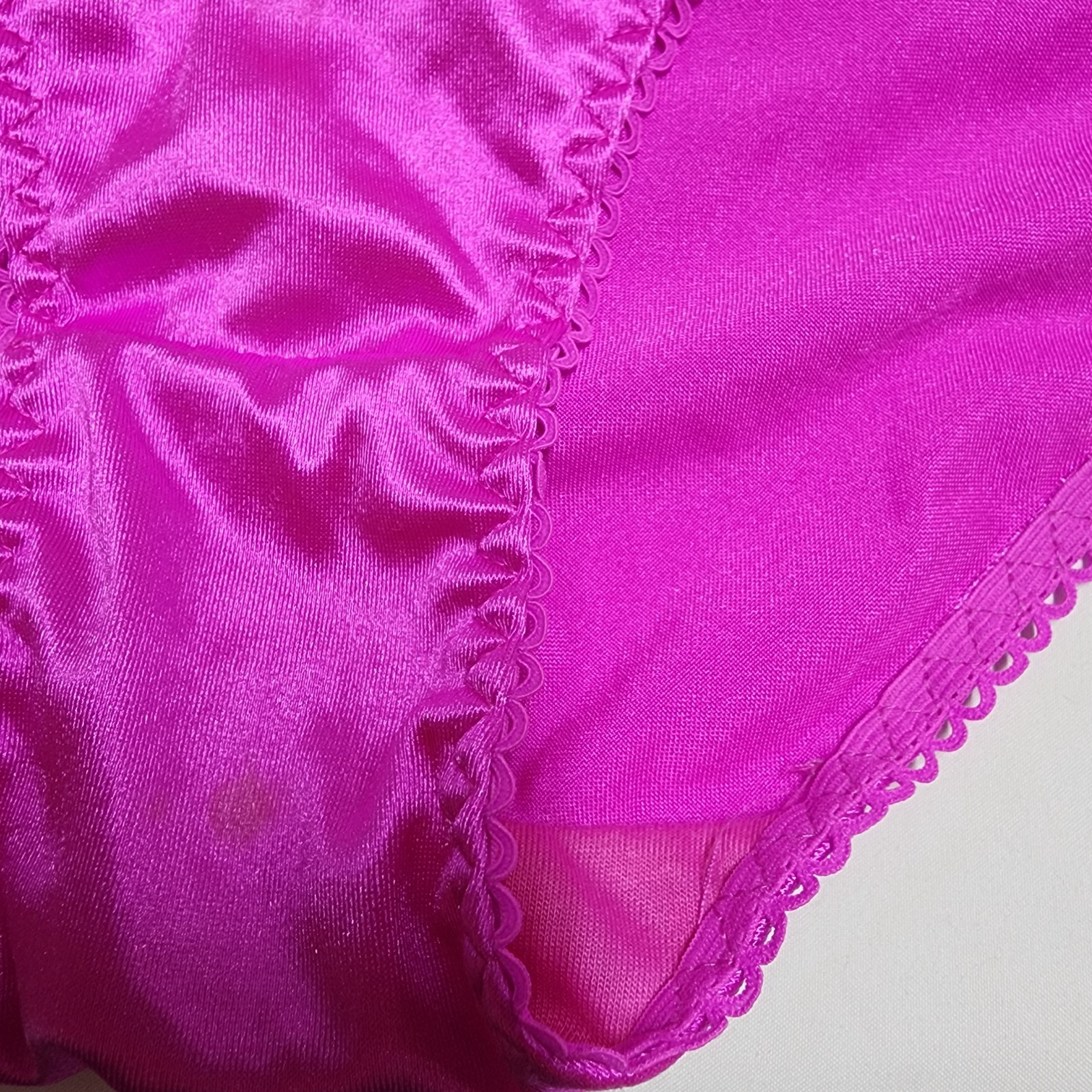 Viola’s Secret Second Skin Liquid Satin Shiny Panties Pink High Gloss Sissy XXL