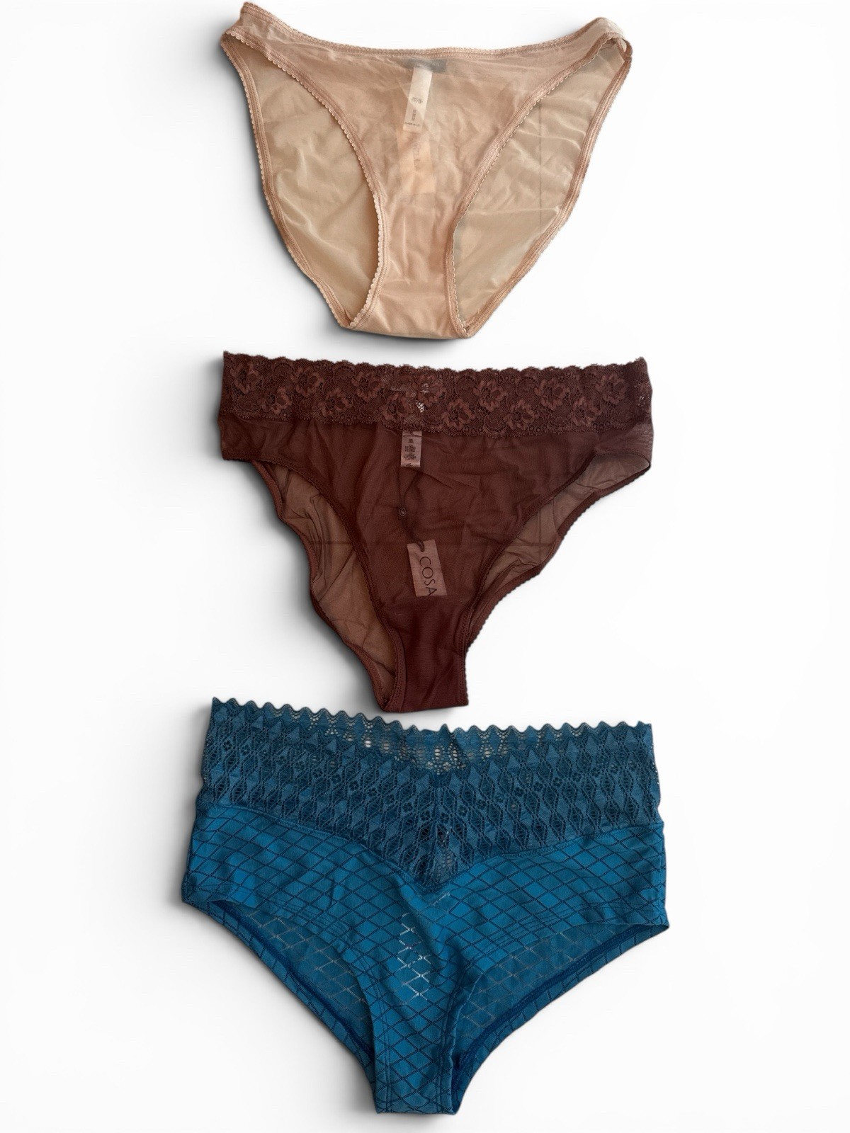 NEW Cosabella Panties- 3 Pairs- Size M