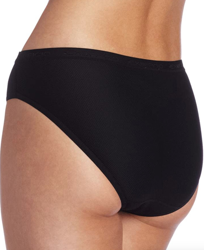 ExOfficio Black Give-N-Go Bikini Briefs Underwear Women’s Size XL L50914