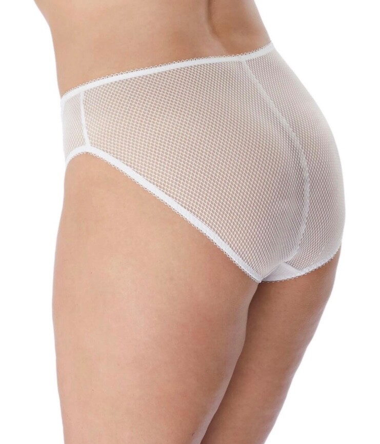 Elomi Charlie White High Leg Brief UK XXL/18
