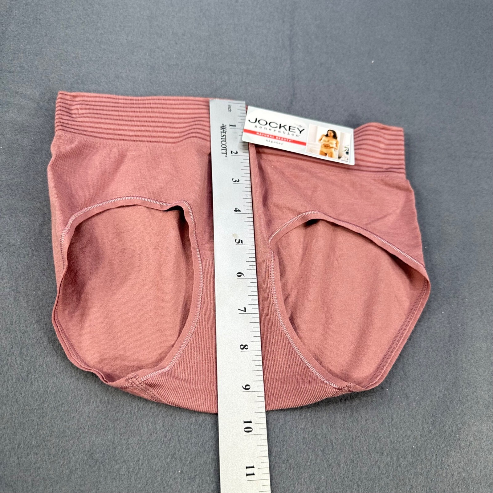 Jockey Generation Women’s Size Medium Panty Hipster Natural Beauty Pink New