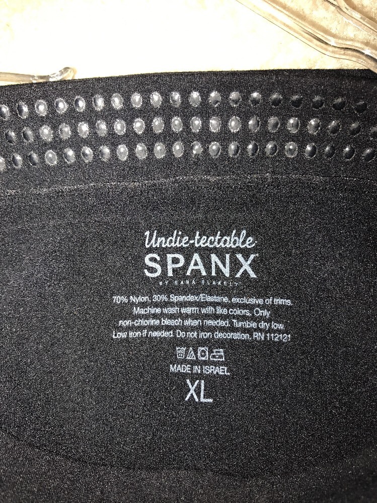 NWT SPANX UNDIE-TECTABLE 907A HIGH WAIST MID-THIGH CONTROL BRIEF BLACK XL