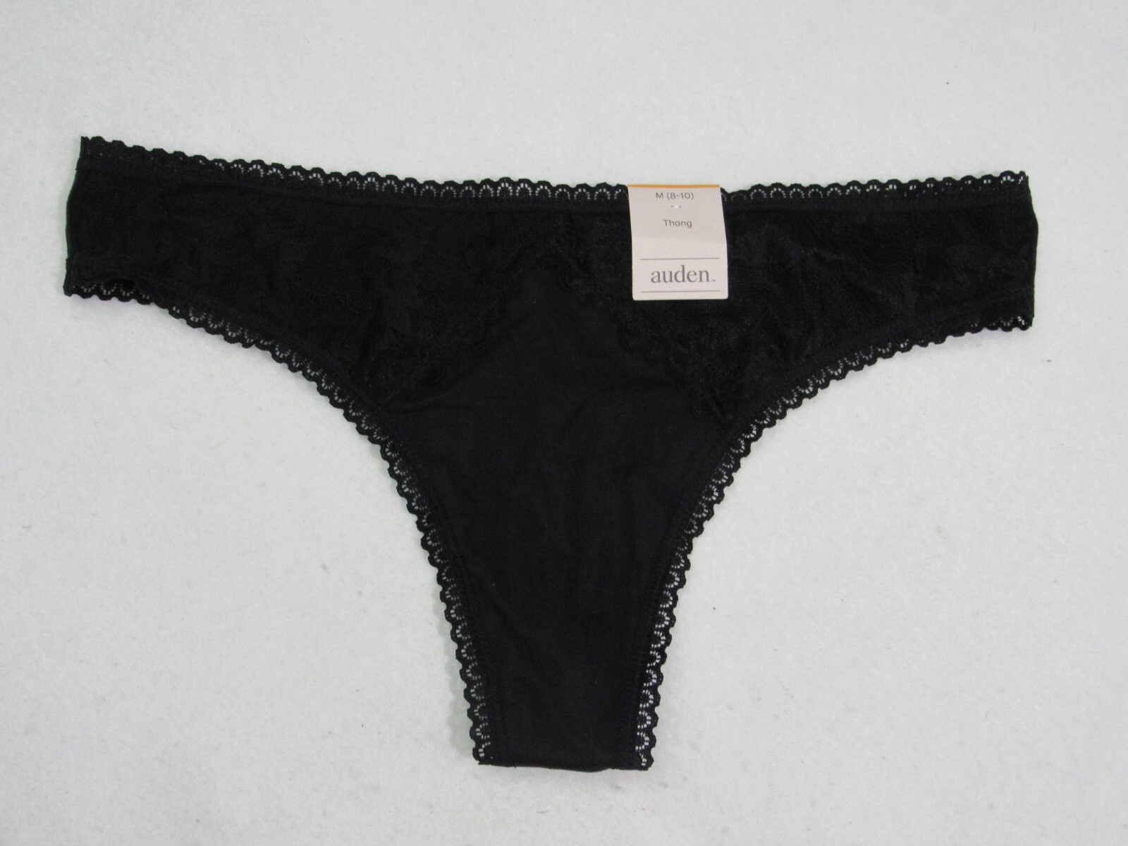 Auden Women’s Variety Thong 2 Pack Size Medium 8-10