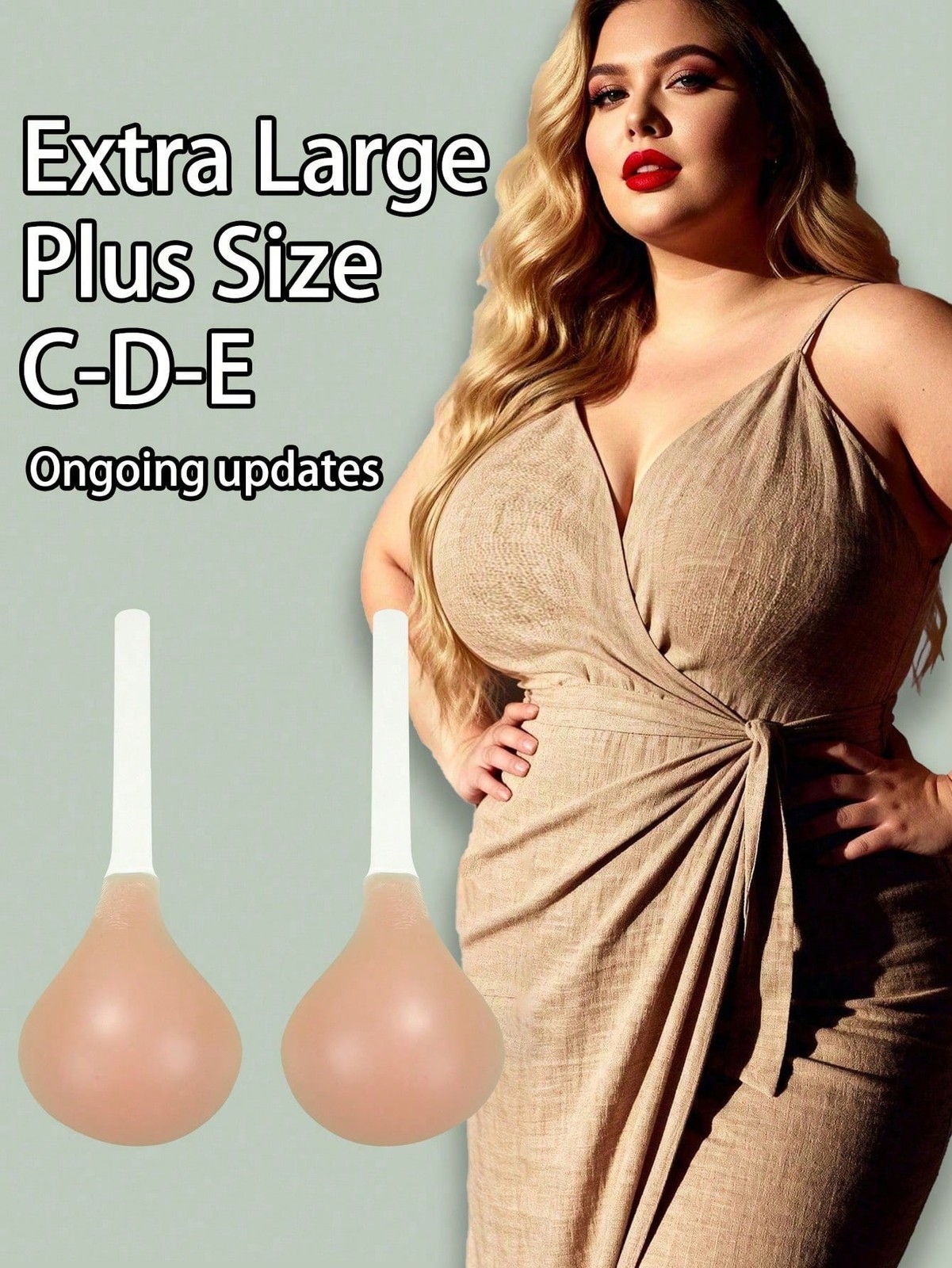 1 Pair Ladies Plus Size Silicone Adjustable Straps Invisible Cheap24