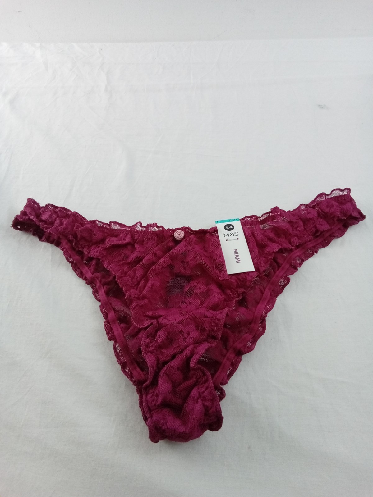 M&S 15pcs Bundle Underwear Green Rib Cotton Blue Leopard Mesh Red Lace Miami New