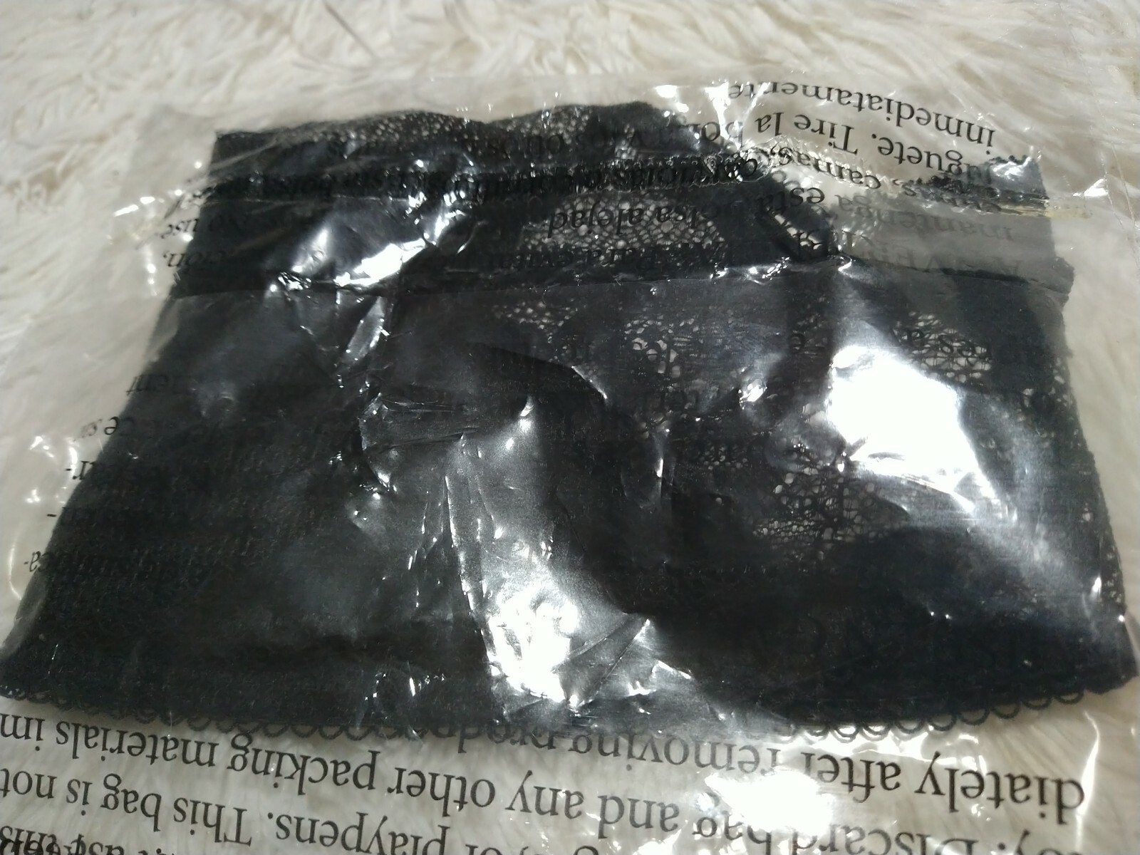 $30 Jason Wu Floral Lace Hipster Black Small.