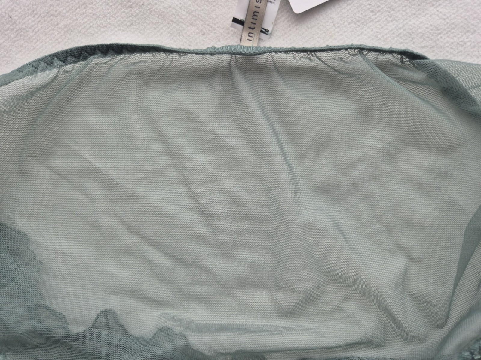 NEW Intimissimi Lace & Tulle Knickers Jade Green Size M